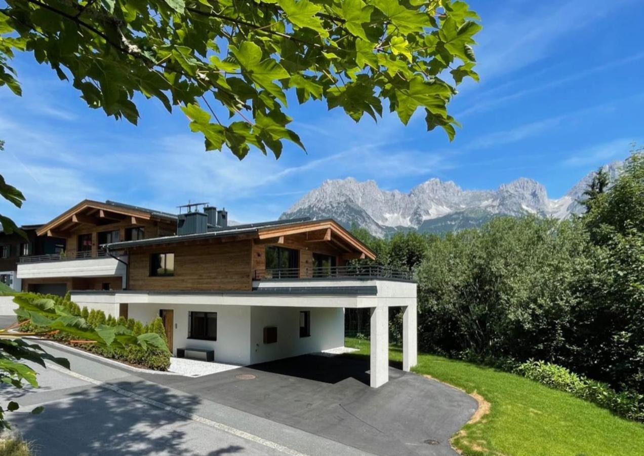 Geniessen Sie Bergblick & Sauna Im Modernen Chalet Going am Wilden Kaiser Extérieur photo